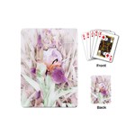 Iris Digital Painting Flower Pastel Playing Cards Single Design (Mini) Back