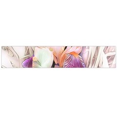 Iris Digital Painting Flower Pastel Large Flano Scarf  by Pakrebo