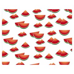 Summer Watermelon Pattern Double Sided Flano Blanket (medium)  by Pakrebo