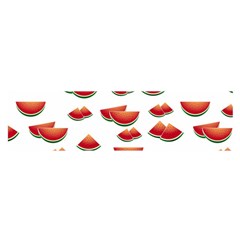 Summer Watermelon Pattern Satin Scarf (oblong) by Pakrebo