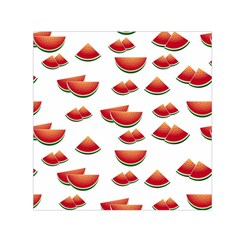 Summer Watermelon Pattern Small Satin Scarf (square) by Pakrebo