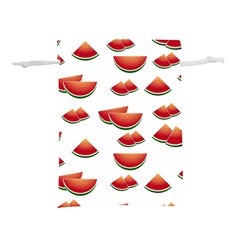 Summer Watermelon Pattern Lightweight Drawstring Pouch (m)