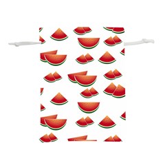 Summer Watermelon Pattern Lightweight Drawstring Pouch (l)