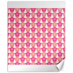 Sakura Flower Pattern Canvas 16  X 20  by Pakrebo