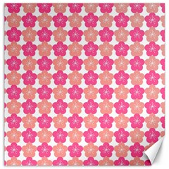 Sakura Flower Pattern Canvas 20  X 20  by Pakrebo