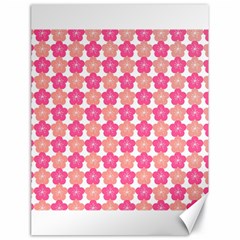 Sakura Flower Pattern Canvas 18  X 24  by Pakrebo