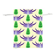 Thistles Purple Flora Flowering Lightweight Drawstring Pouch (l)