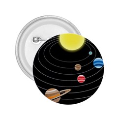 Solar System Planets Sun Space 2 25  Buttons by Pakrebo