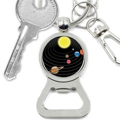 Solar System Planets Sun Space Bottle Opener Key Chain by Pakrebo