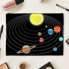 Solar System Planets Sun Space Cosmetic Bag (xl) by Pakrebo