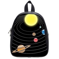 Solar System Planets Sun Space School Bag (small) by Pakrebo