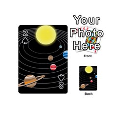 Solar System Planets Sun Space Playing Cards 54 Designs (mini) by Pakrebo