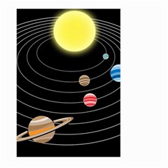 Solar System Planets Sun Space Large Garden Flag (two Sides) by Pakrebo