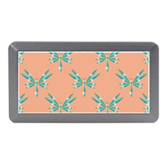 Turquoise Dragonfly Insect Paper Memory Card Reader (mini) by Pakrebo