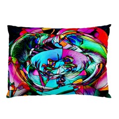 Abstract Flower Painting Pillow Case (two Sides) by Pakrebo