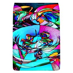 Abstract Flower Painting Removable Flap Cover (l) by Pakrebo