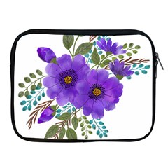 Watercolour Flowers Spring Floral Apple Ipad 2/3/4 Zipper Cases by Pakrebo