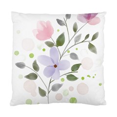 Spring Watercolour Flowers Standard Cushion Case (two Sides) by Pakrebo