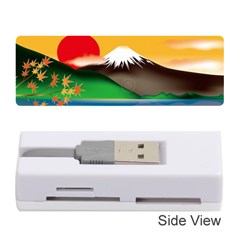 Mount Fuji Japan Lake Sun Sunset Memory Card Reader (stick)