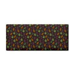 Tribal Leaves House Art Tribal Art Hand Towel by Pakrebo