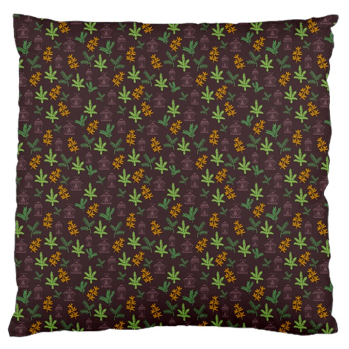 Tribal Leaves House Art Tribal Art Standard Flano Cushion Case (One Side)