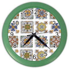 Artistic Art Design Creative Color Wall Clock by Pakrebo