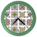 Artistic Art Design Creative Color Wall Clock Front