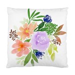 Watercolour Flowers Spring Standard Cushion Case (Two Sides) Front