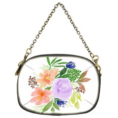 Watercolour Flowers Spring Chain Purse (two Sides) by Pakrebo