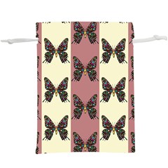 Butterflies Pink Old Old Texture  Lightweight Drawstring Pouch (xl)