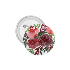 Watercolour Flowers Roses Watercolor 1 75  Buttons by Pakrebo