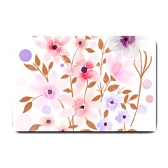 Flowers Watercolor Small Doormat  by Pakrebo