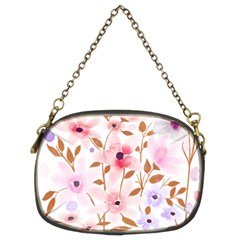 Flowers Watercolor Chain Purse (two Sides) by Pakrebo