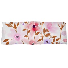 Flowers Watercolor Body Pillow Case Dakimakura (two Sides) by Pakrebo