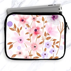 Flowers Watercolor Apple Ipad 2/3/4 Zipper Cases by Pakrebo