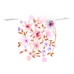 Flowers Watercolor Lightweight Drawstring Pouch (L) Back