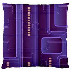 Background Non Seamless Pattern Large Cushion Case (two Sides)