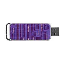 Background Non Seamless Pattern Portable Usb Flash (two Sides)