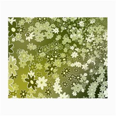 Flowers Abstract Background Small Glasses Cloth by Pakrebo