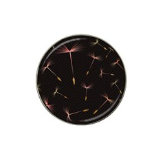 Black And Dandelion Digital Paper Hat Clip Ball Marker (4 pack)