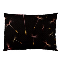 Black And Dandelion Digital Paper Pillow Case