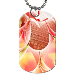 Background Floral Pattern Structure Dog Tag (two Sides) by Pakrebo