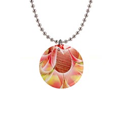 Background Floral Pattern Structure 1  Button Necklace by Pakrebo