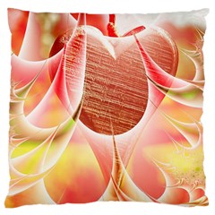 Background Floral Pattern Structure Large Cushion Case (two Sides) by Pakrebo