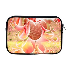 Background Floral Pattern Structure Apple Macbook Pro 17  Zipper Case by Pakrebo