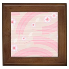 Background Non Seamless Pattern Pink Framed Tile by Pakrebo