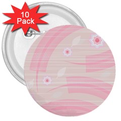 Background Non Seamless Pattern Pink 3  Buttons (10 Pack)  by Pakrebo