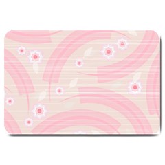 Background Non Seamless Pattern Pink Large Doormat  by Pakrebo