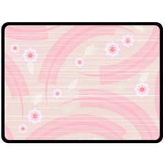 Background Non Seamless Pattern Pink Fleece Blanket (large) 