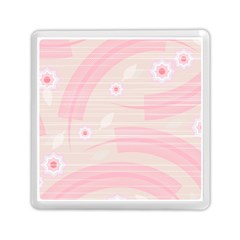 Background Non Seamless Pattern Pink Memory Card Reader (square)